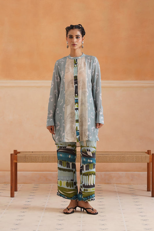 Evara Printed Crepe Matching Set - Neetika Chopra