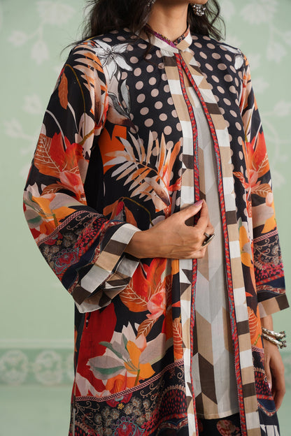 Nicci Printed Crepe Matching Set - Neetika Chopra
