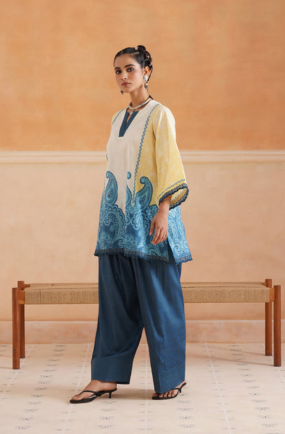 Zariya Cotton Printed Suit Set - Neetika Chopra
