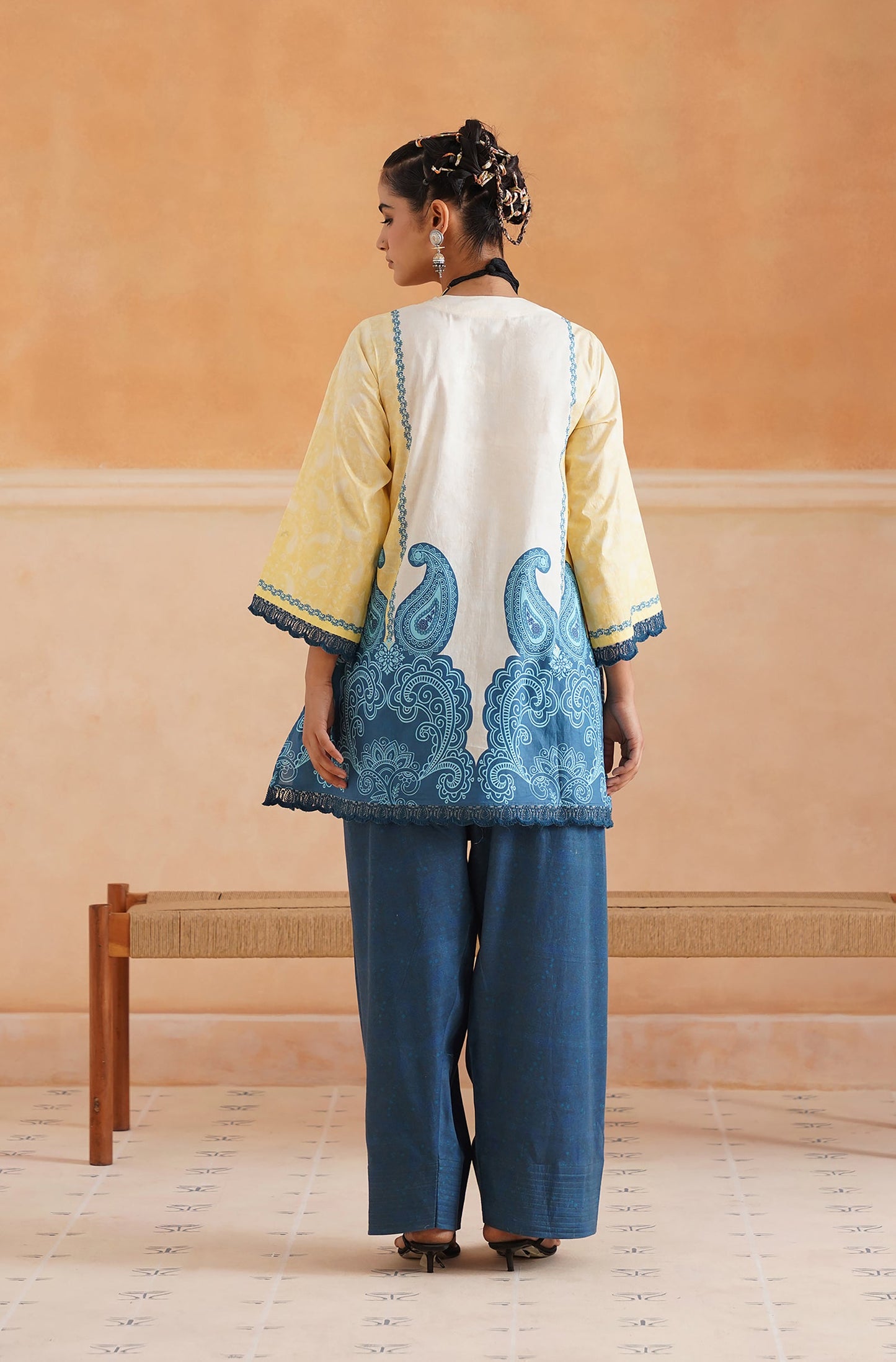 Zariya Cotton Printed Suit Set - Neetika Chopra
