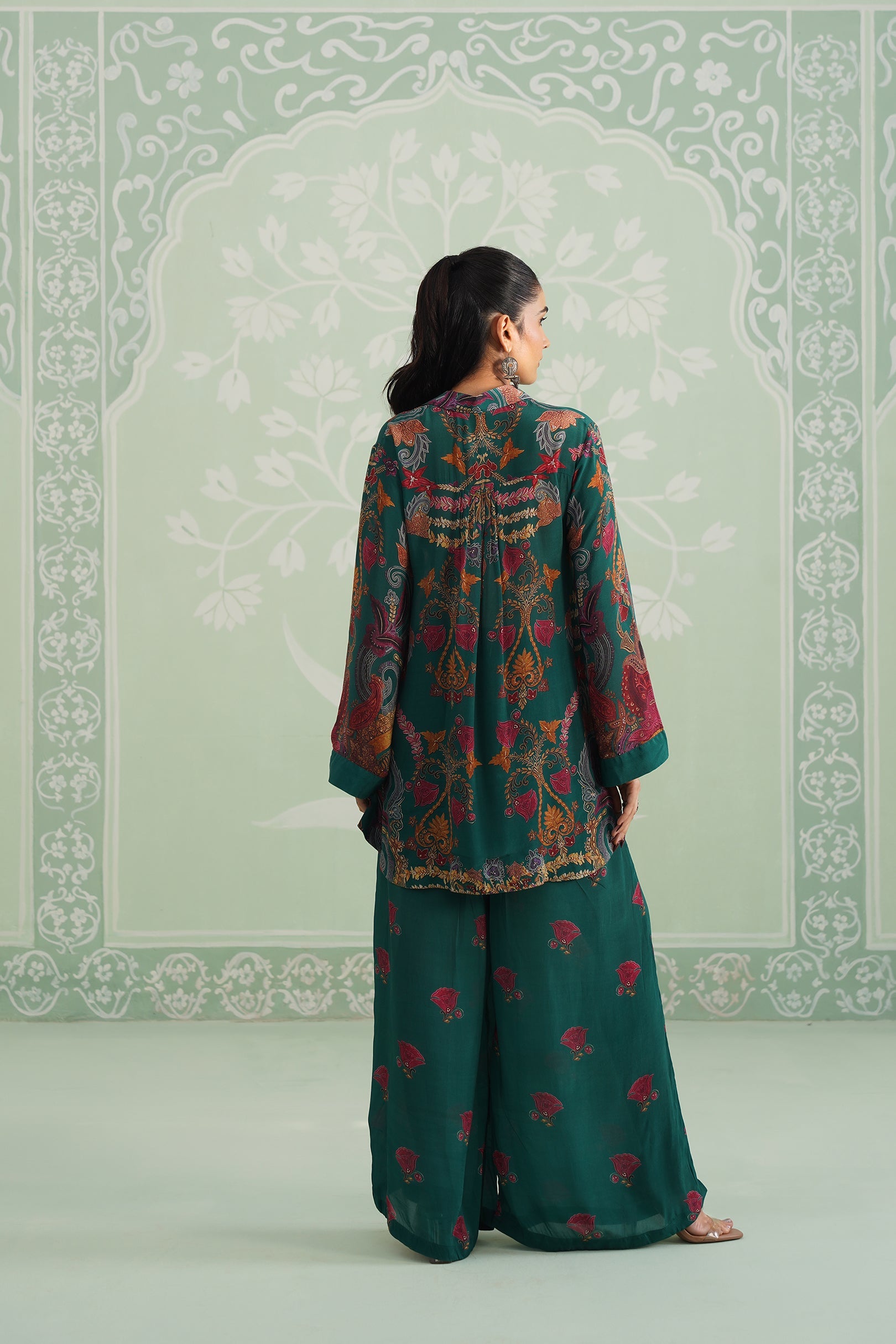Rabiya Printed Crepe Matching Set - Neetika Chopra