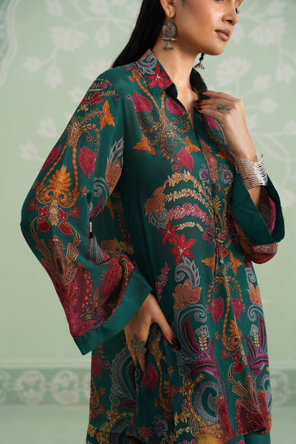 Rabiya Printed Crepe Matching Set - Neetika Chopra