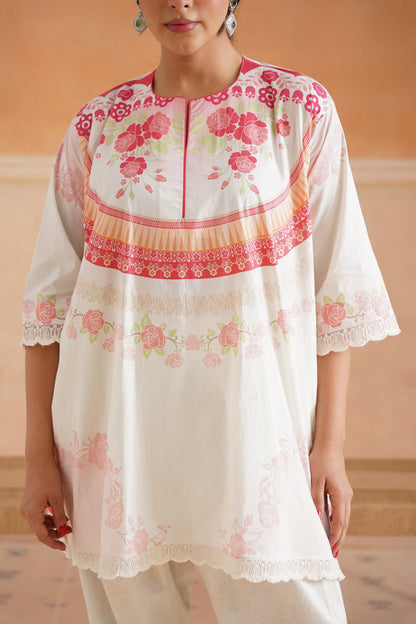Gulnaar Cotton Printed Suit Set - Neetika Chopra