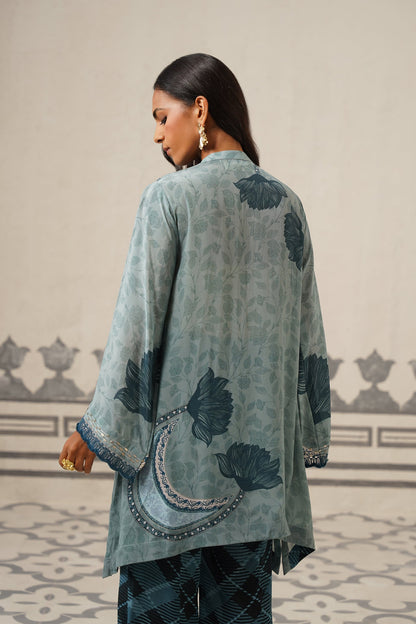 Odessa Crepe Printed Embroidered Matching Set