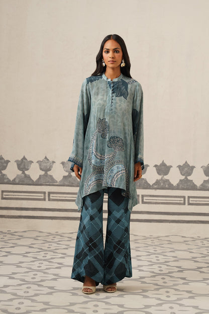 Odessa Crepe Printed Embroidered Matching Set
