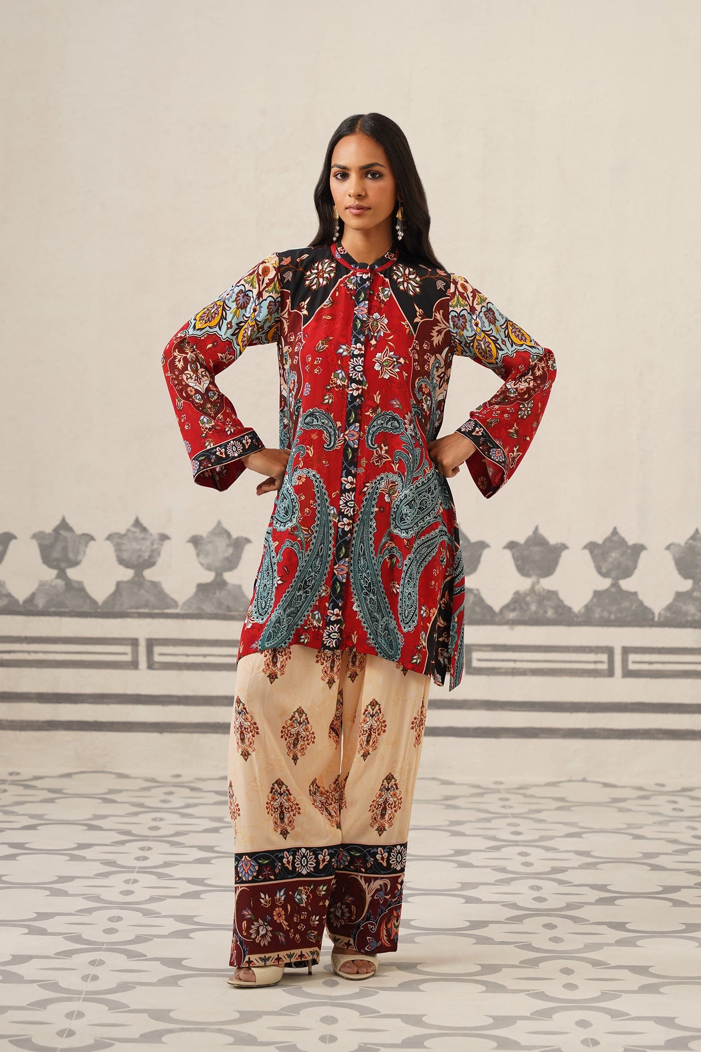 Gauri Crepe Printed Suit Set