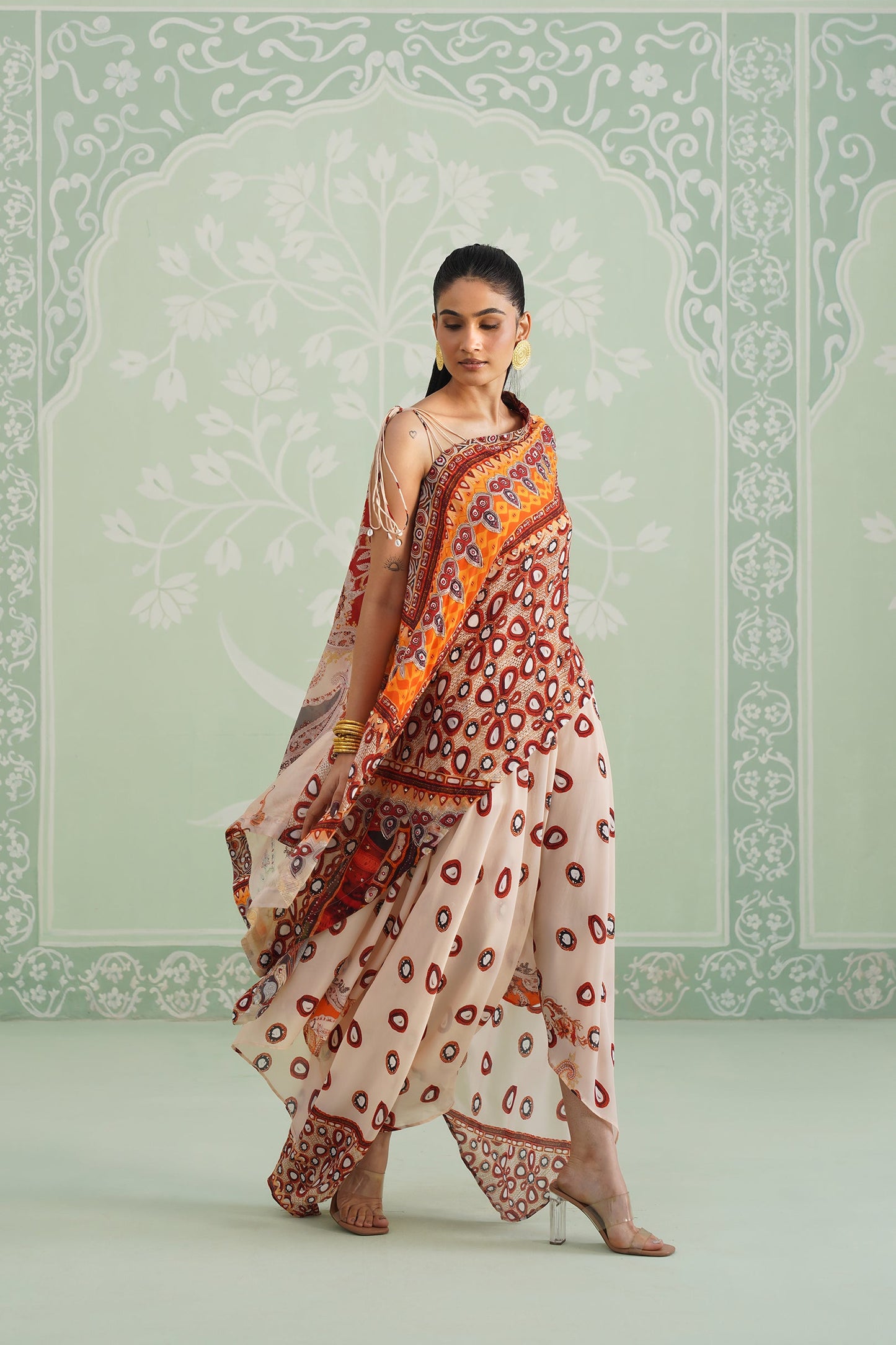 Pankhuri Printed Crepe Matching Set - Neetika Chopra