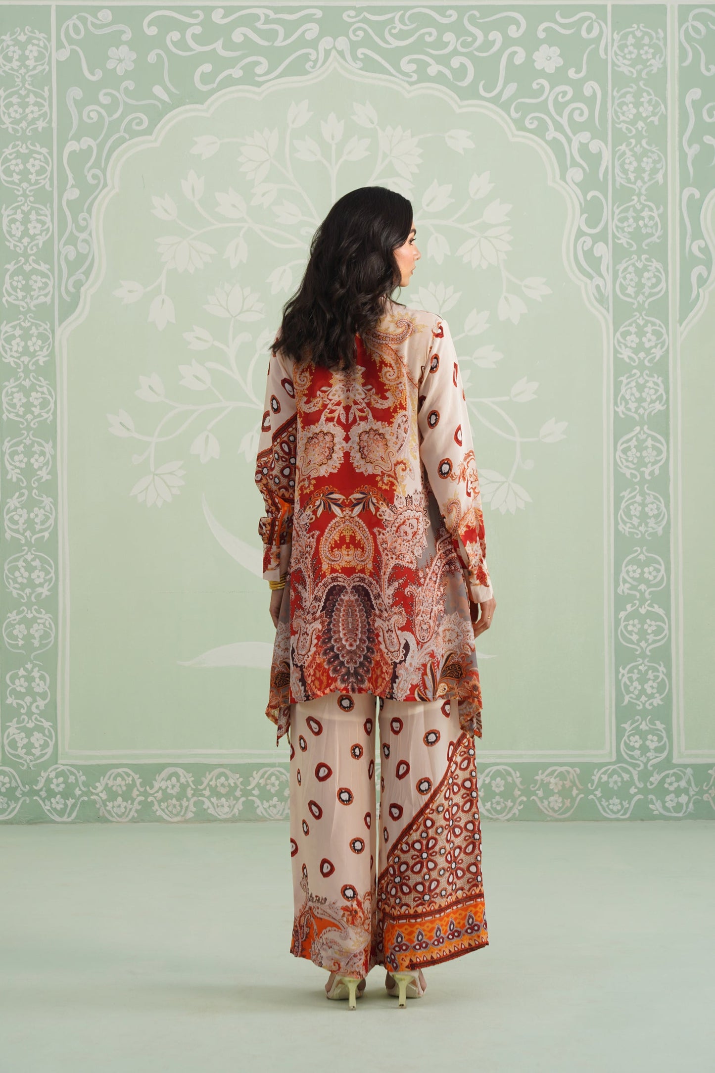 Kalpita Printed Crepe Matching Set - Neetika Chopra