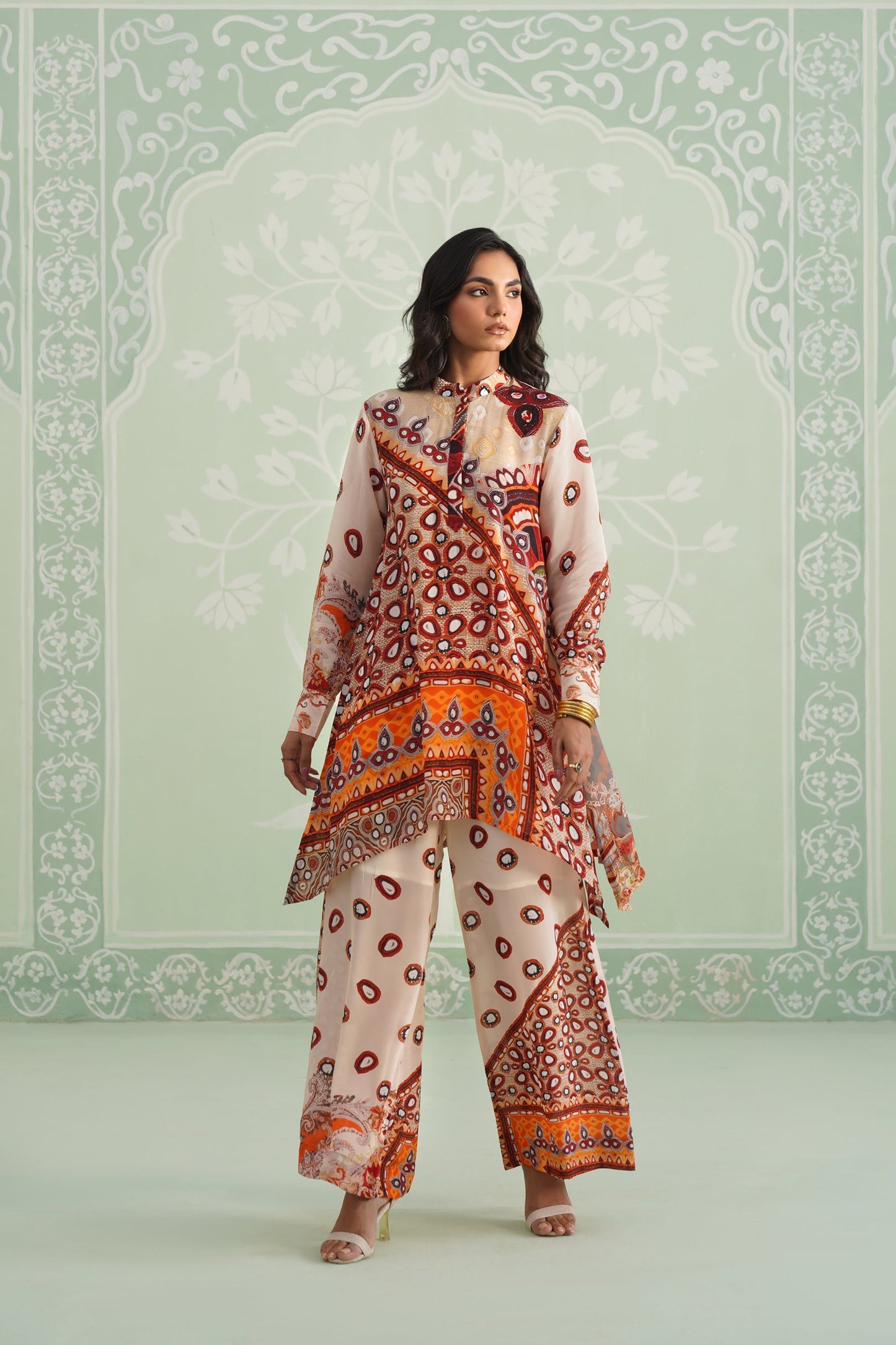 Kalpita Printed Crepe Matching Set - Neetika Chopra