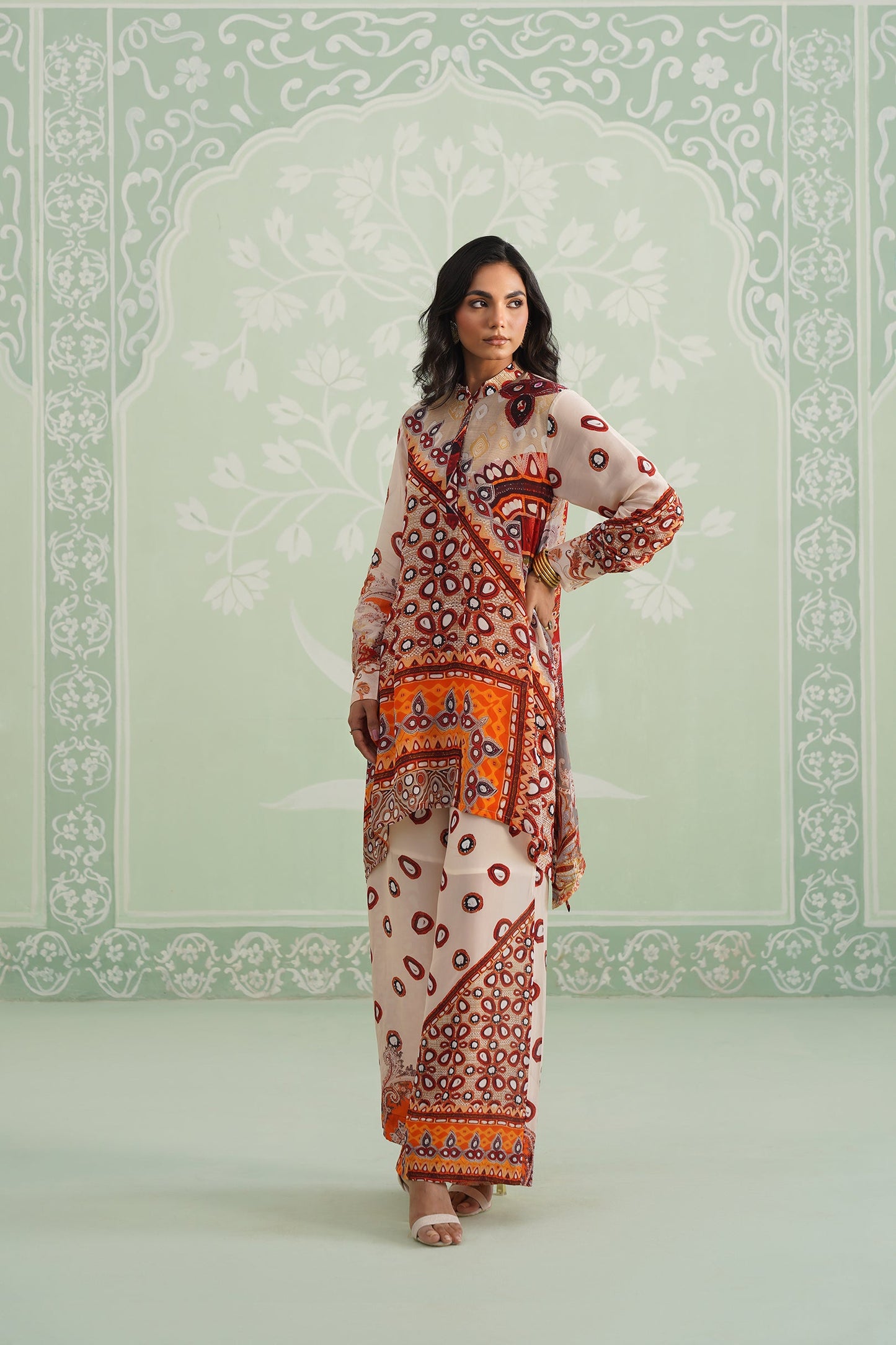 Kalpita Printed Crepe Matching Set - Neetika Chopra