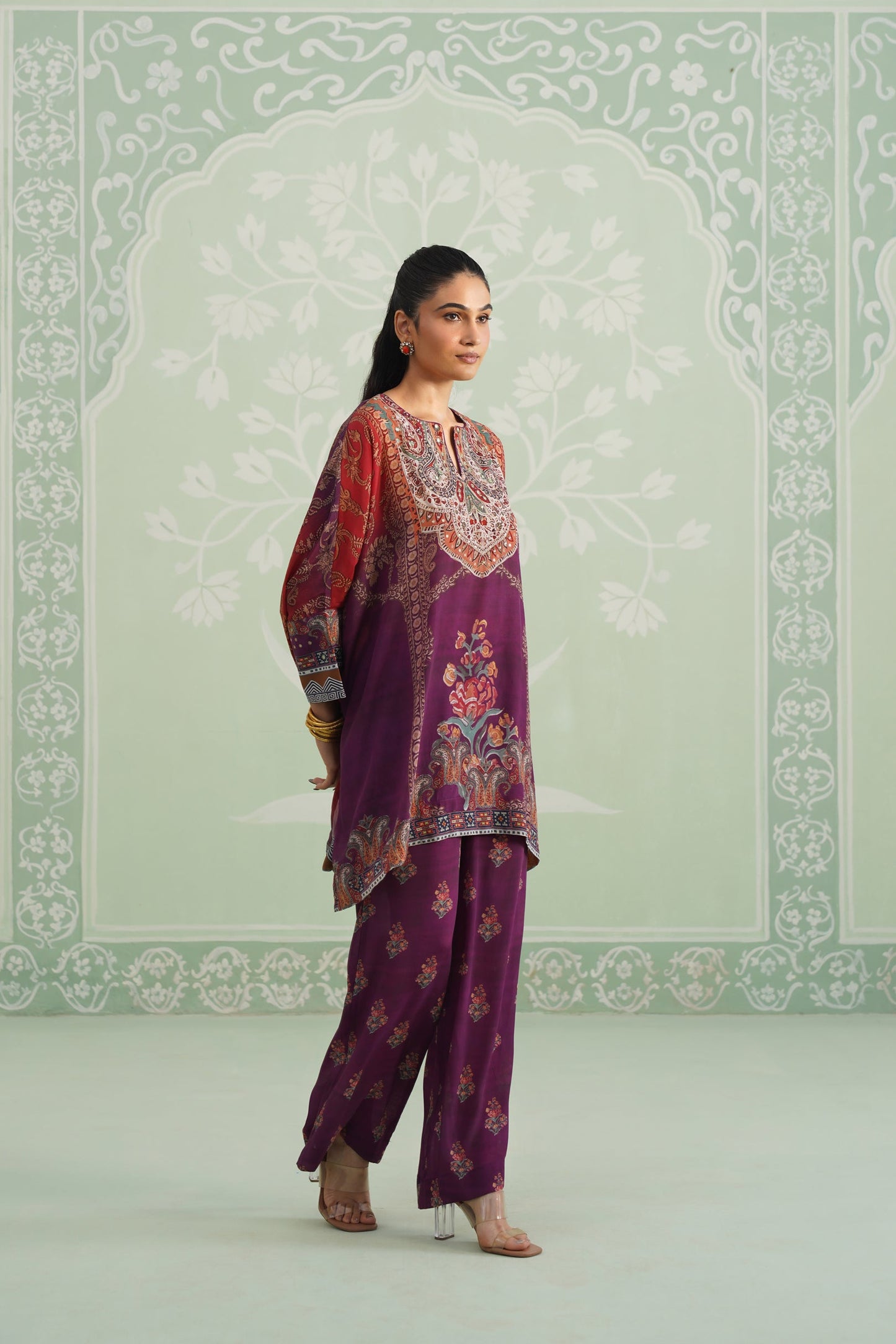 Navya Printed Crepe Matching Set - Neetika Chopra