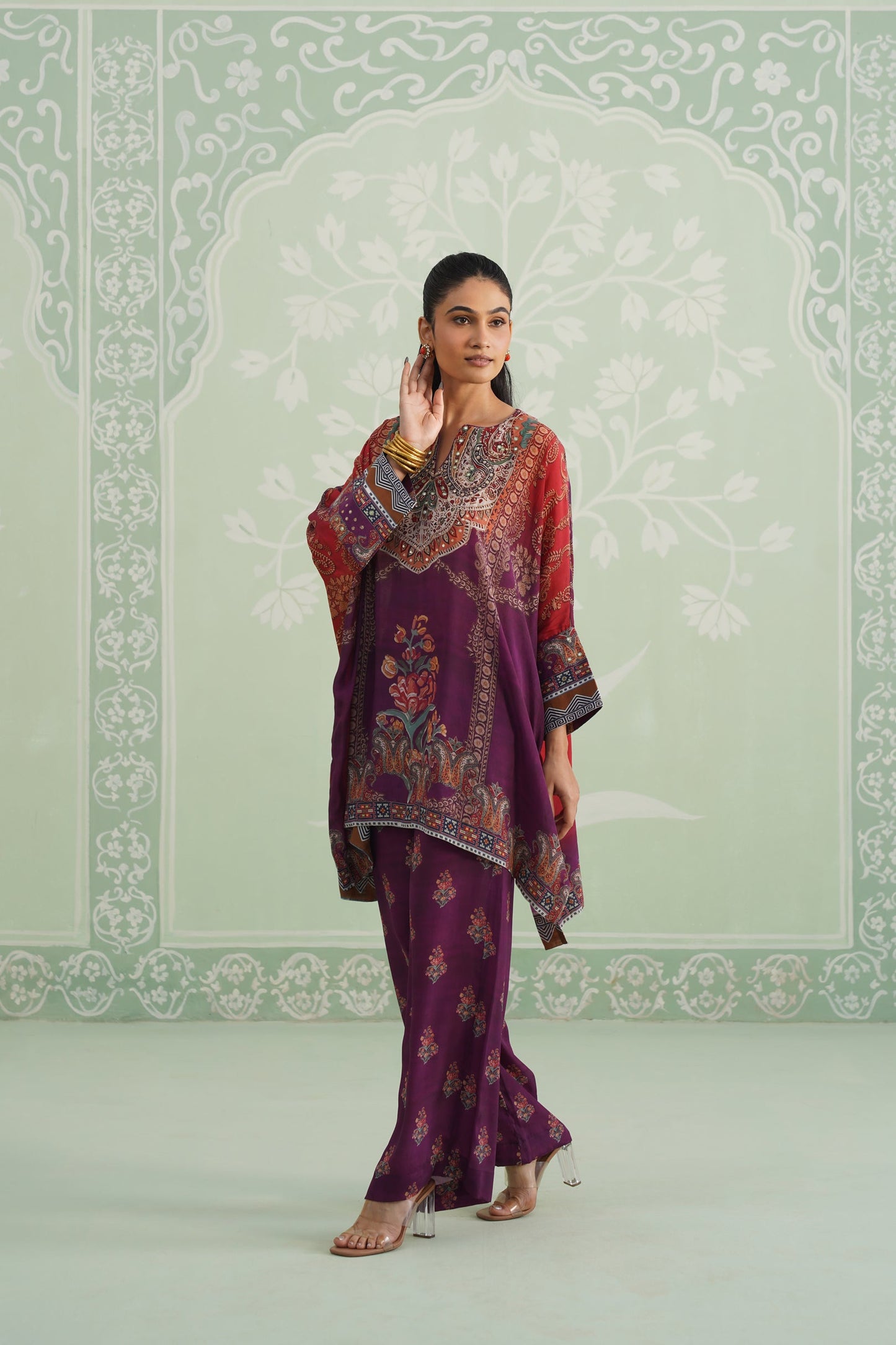 Navya Printed Crepe Matching Set - Neetika Chopra