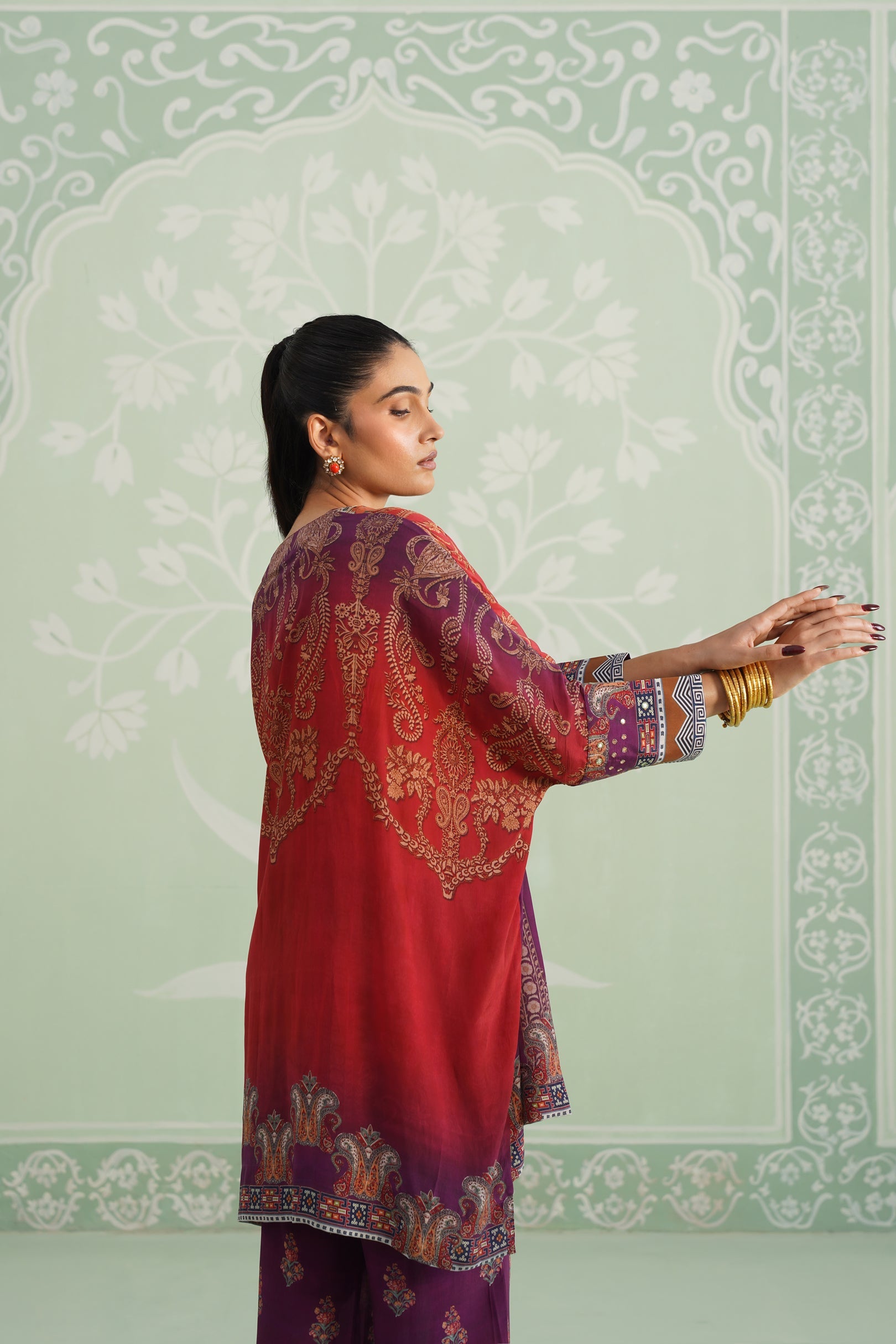 Navya Printed Crepe Matching Set - Neetika Chopra