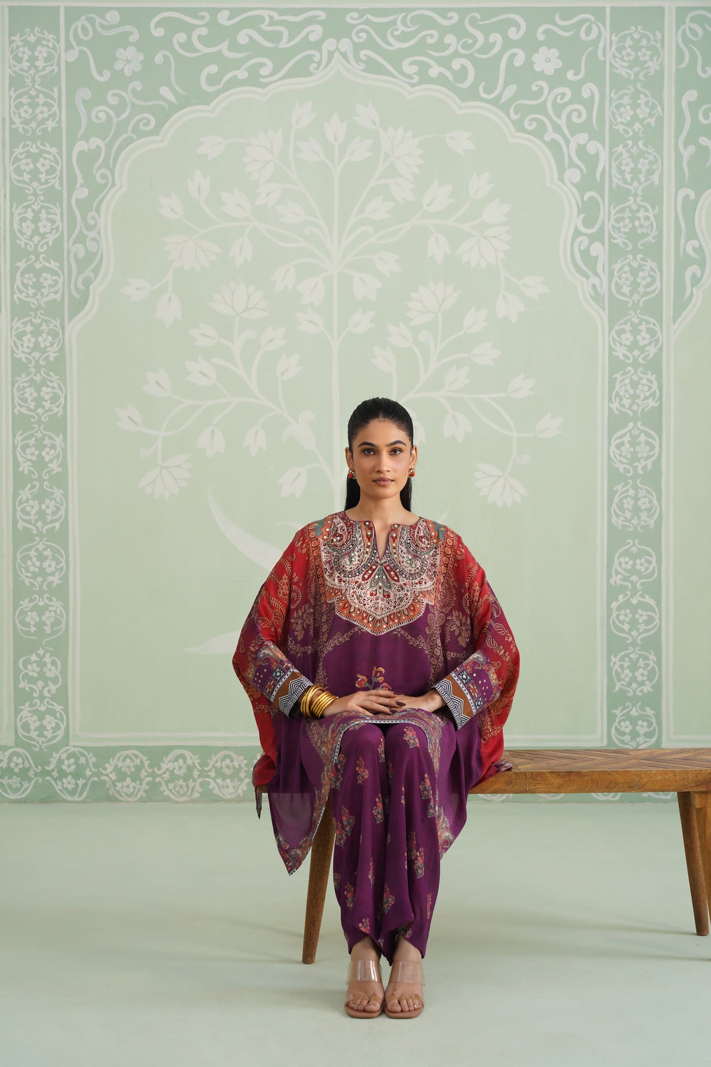 Navya Printed Crepe Matching Set - Neetika Chopra