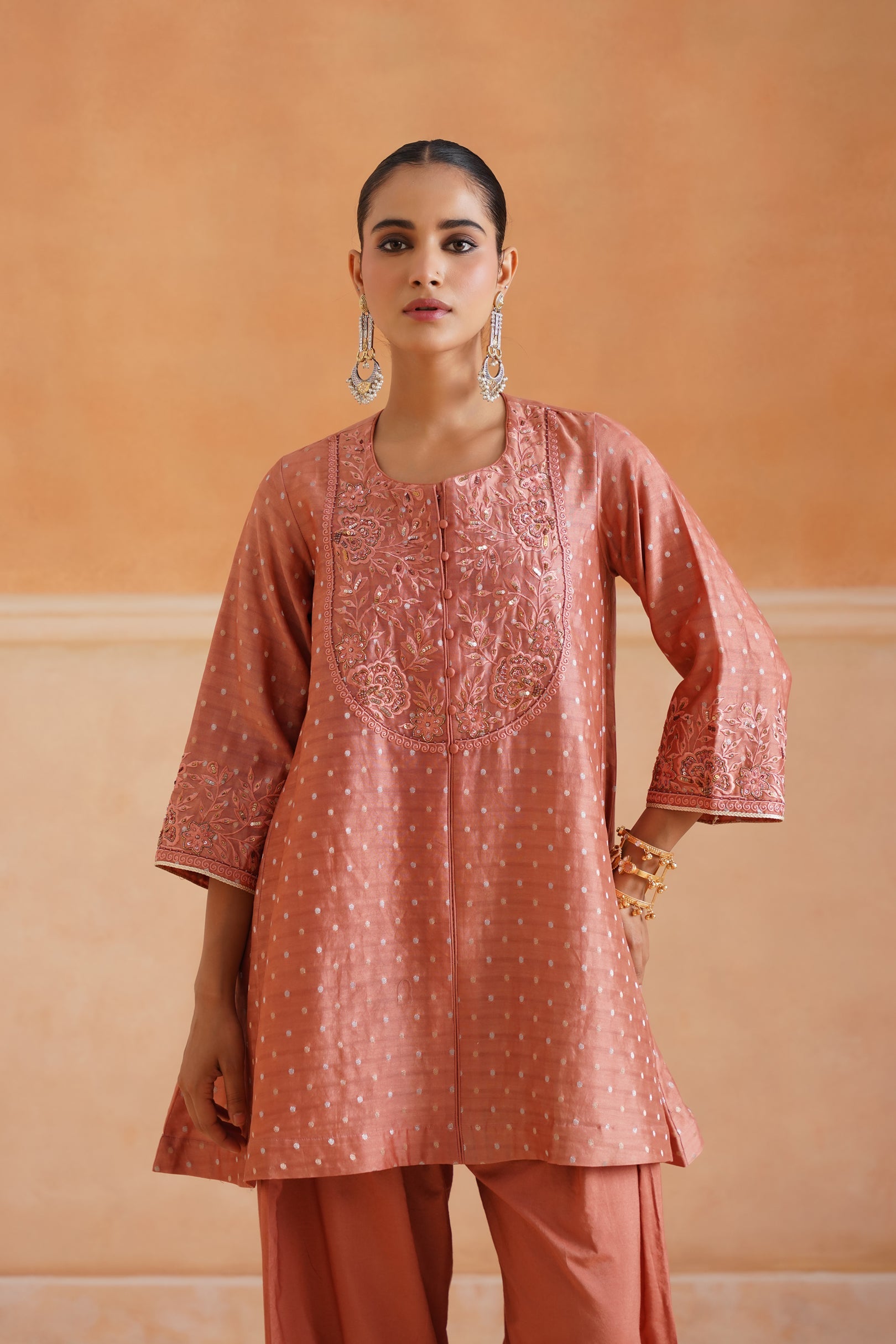 Laboni Chanderi Embroidered Suit Set - Neetika Chopra