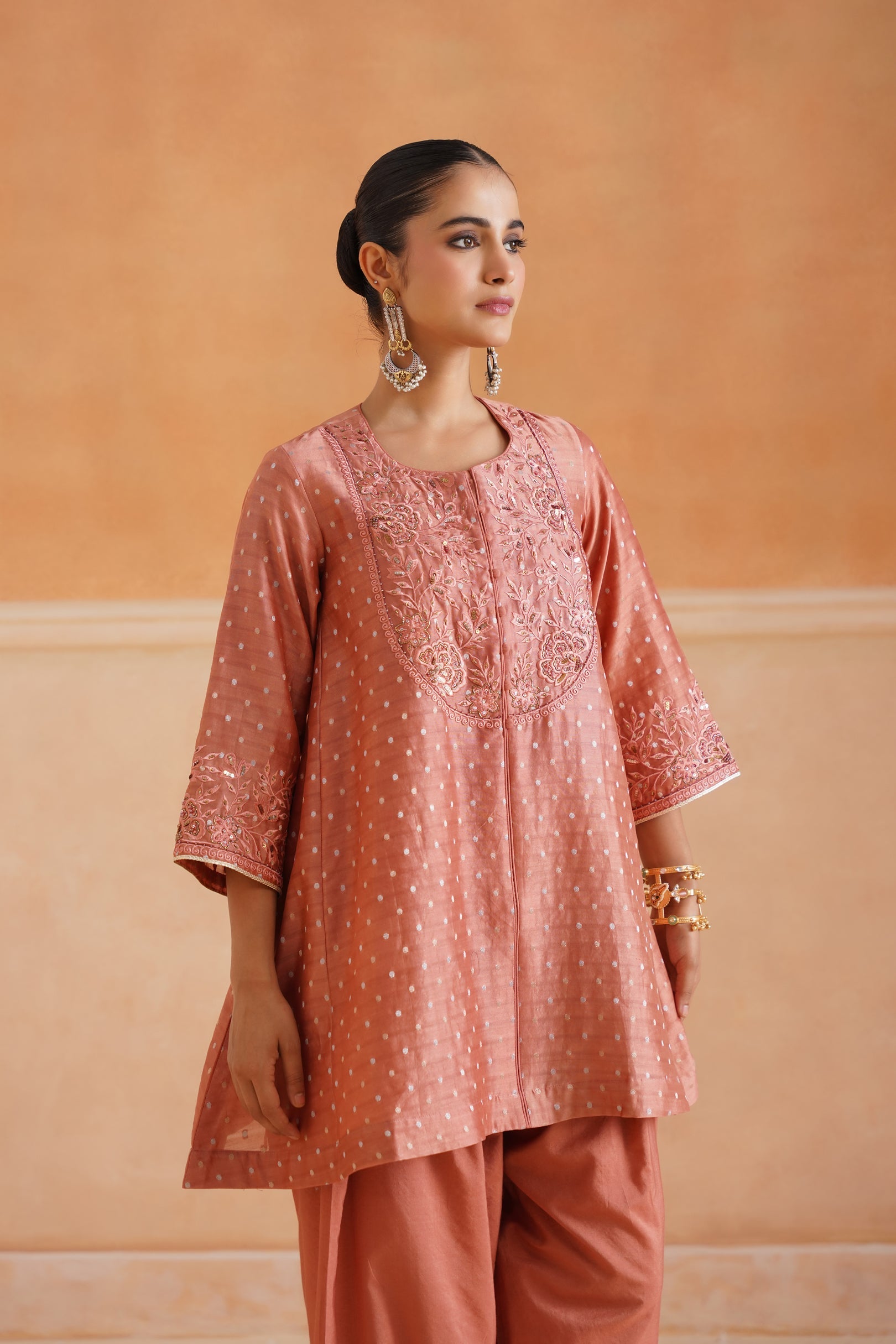 Laboni Chanderi Embroidered Suit Set - Neetika Chopra