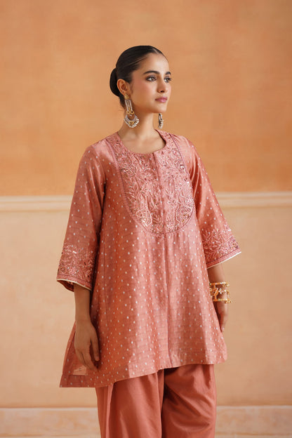 Laboni Chanderi Embroidered Suit Set - Neetika Chopra