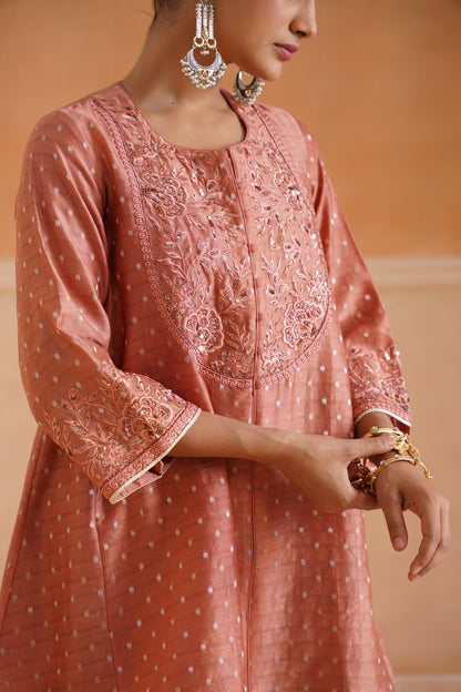 Laboni Chanderi Embroidered Suit Set - Neetika Chopra