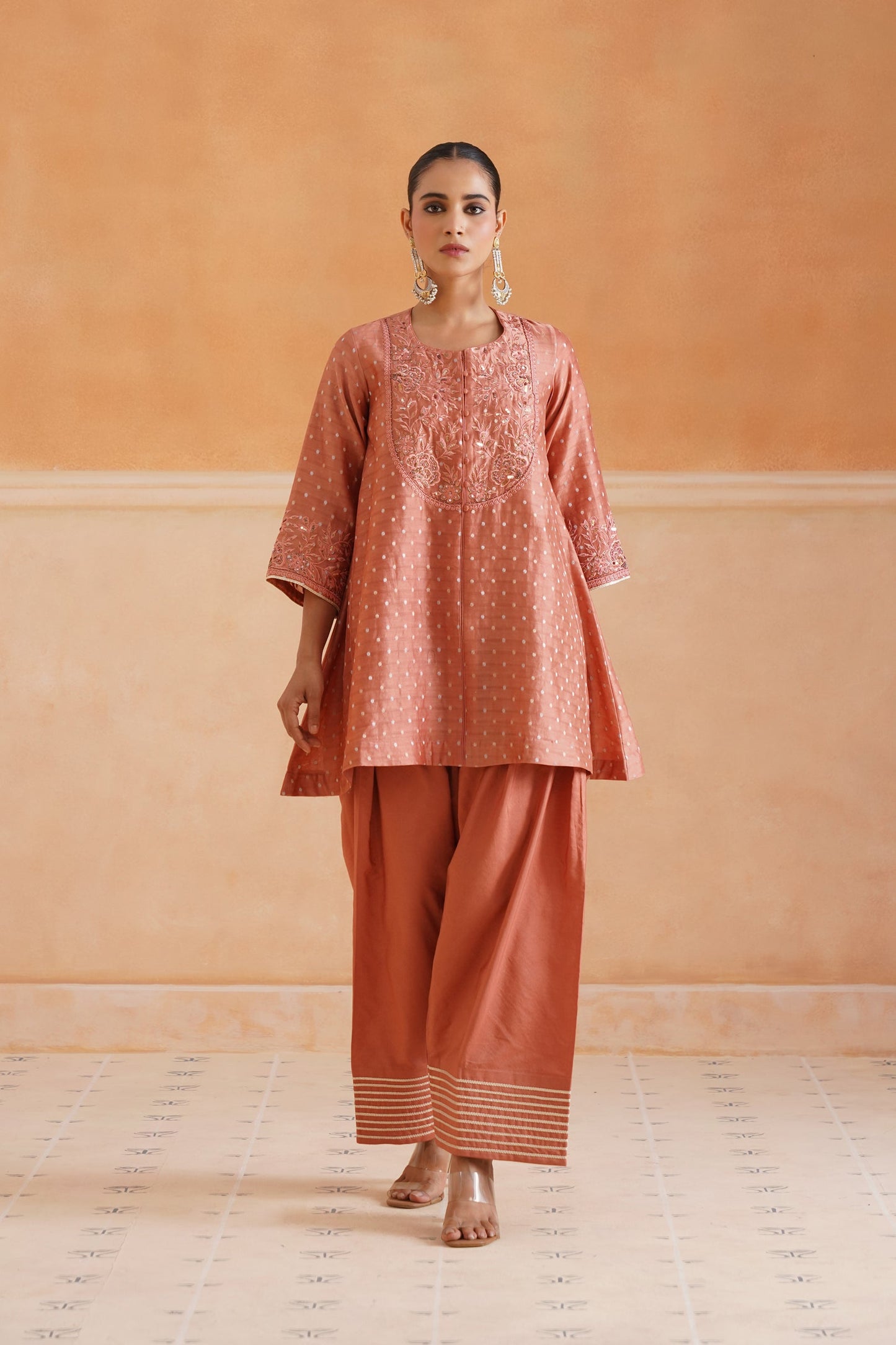 Laboni Chanderi Embroidered Suit Set - Neetika Chopra