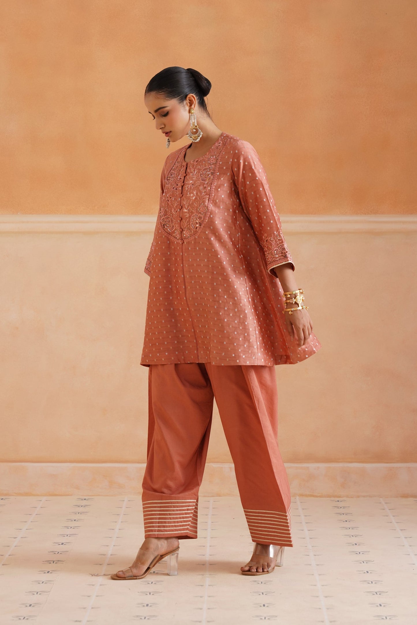 Laboni Chanderi Embroidered Suit Set - Neetika Chopra