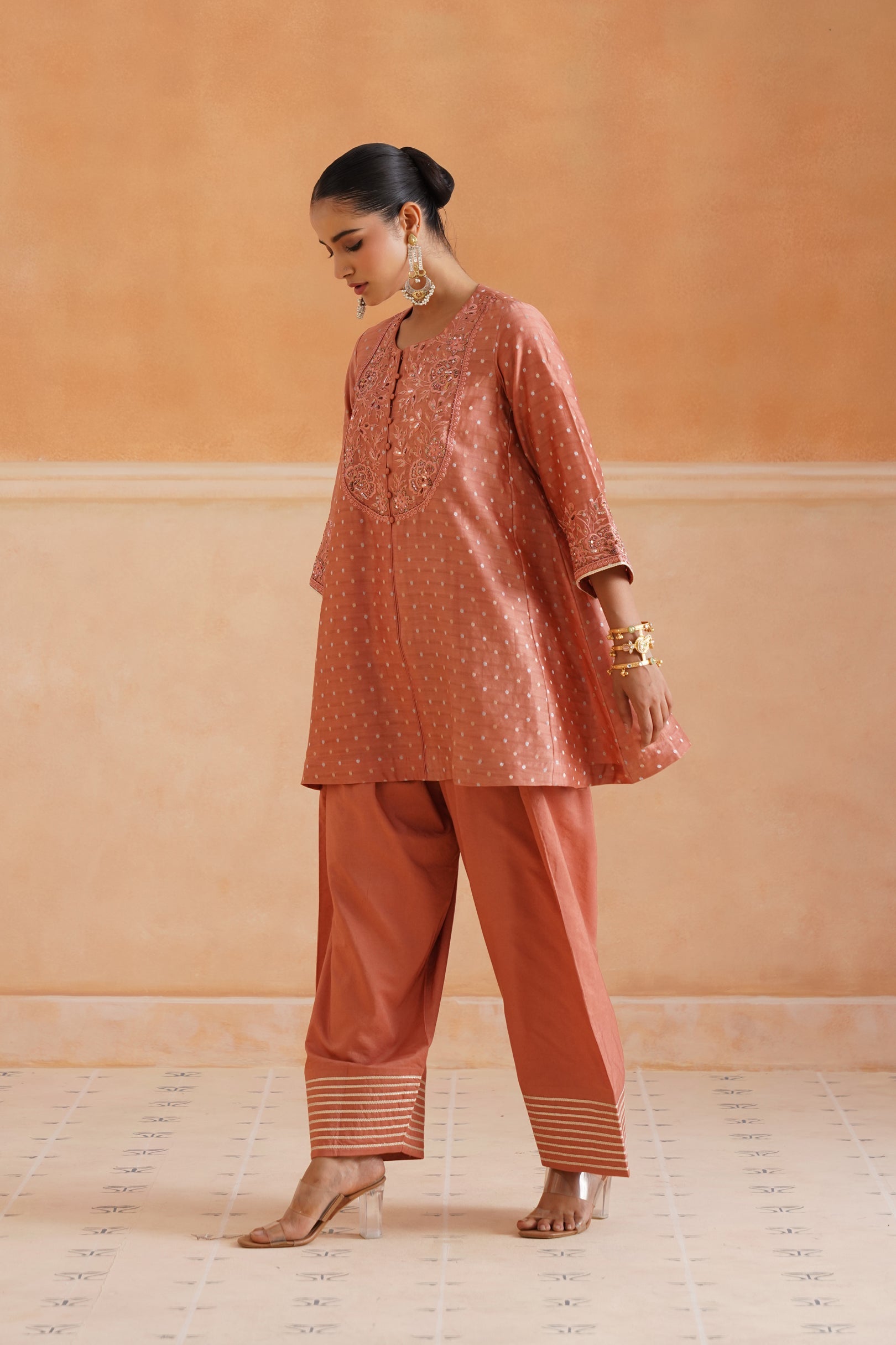 Laboni Chanderi Embroidered Suit Set - Neetika Chopra