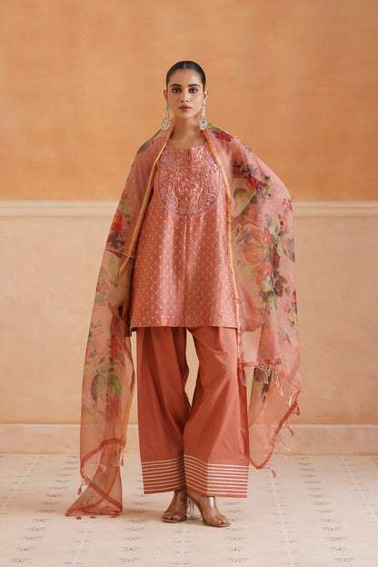 Laboni Chanderi Embroidered Suit Set - Neetika Chopra