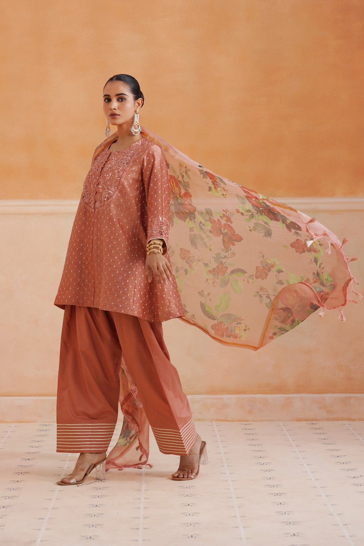 Laboni Chanderi Embroidered Suit Set - Neetika Chopra