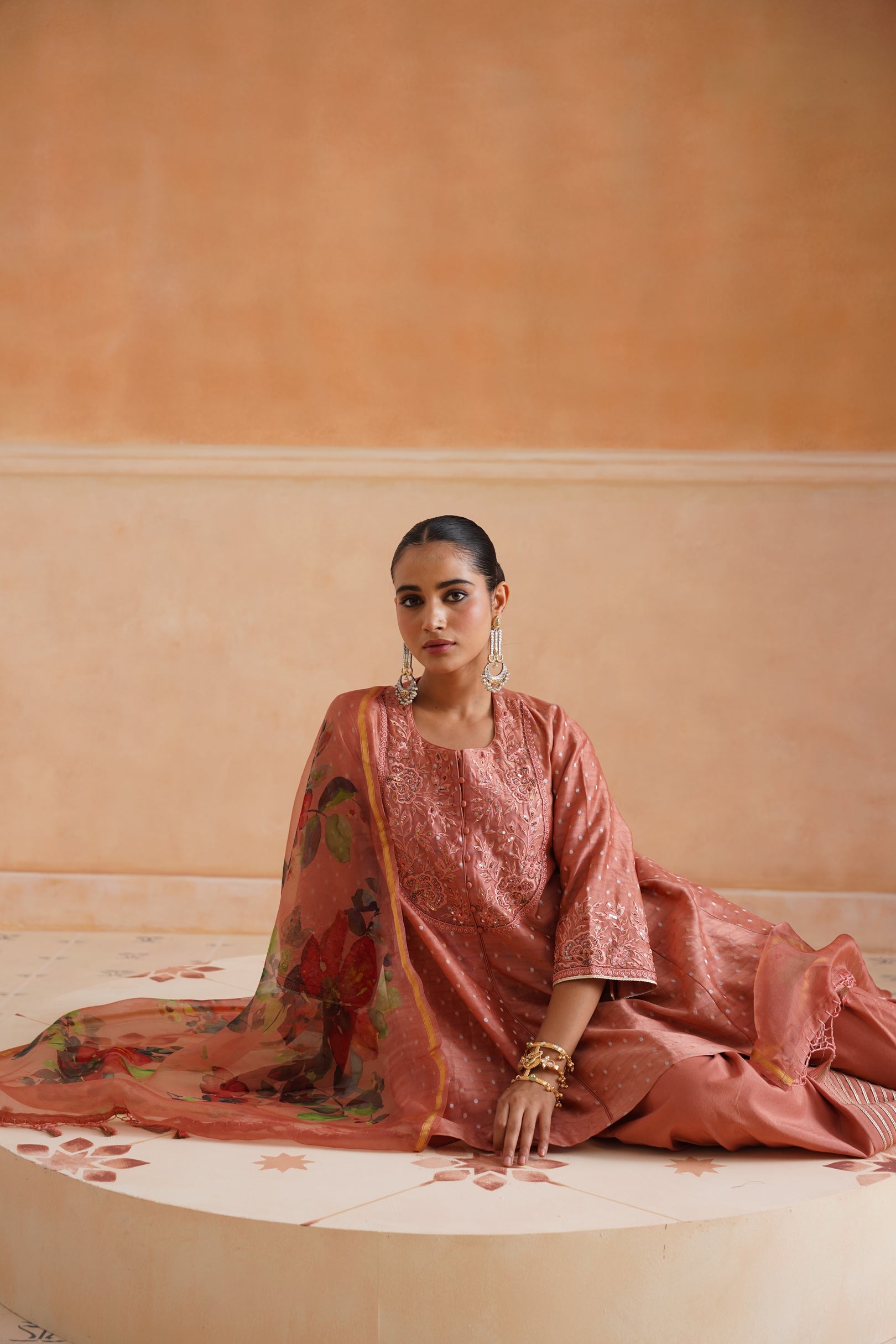 Laboni Chanderi Embroidered Suit Set - Neetika Chopra