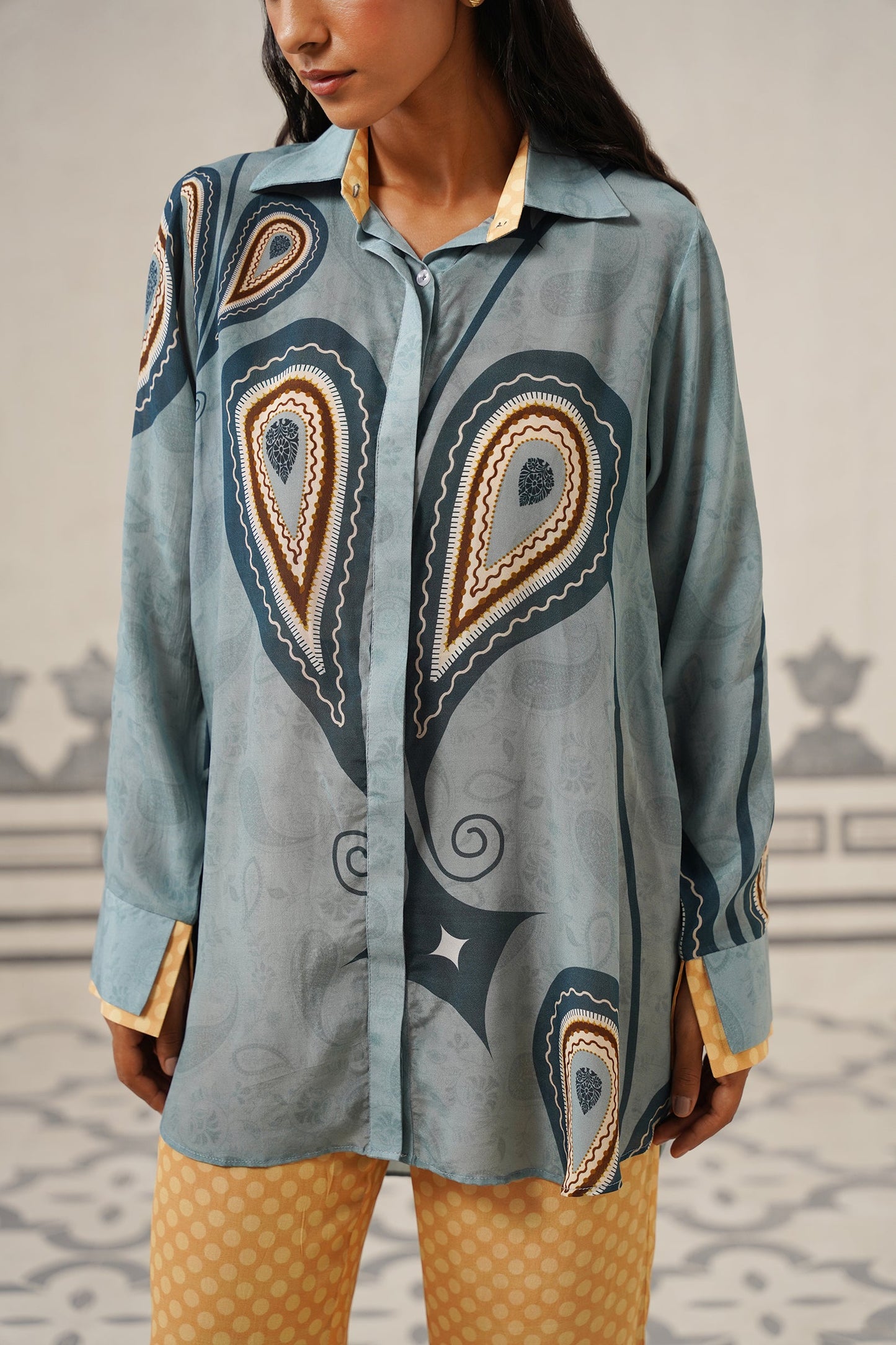 Sally Crepe Printed Matching Set