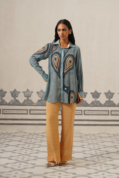 Sally Crepe Printed Matching Set