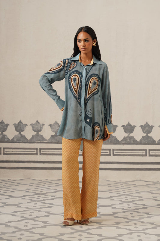 Sally Crepe Printed Matching Set