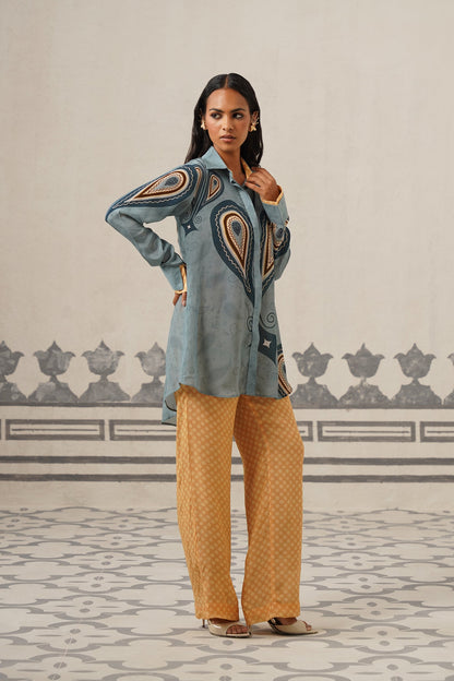 Sally Crepe Printed Matching Set