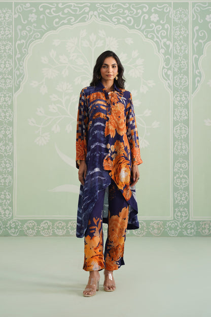 Khusboo Printed Crepe Matching Set - Neetika Chopra