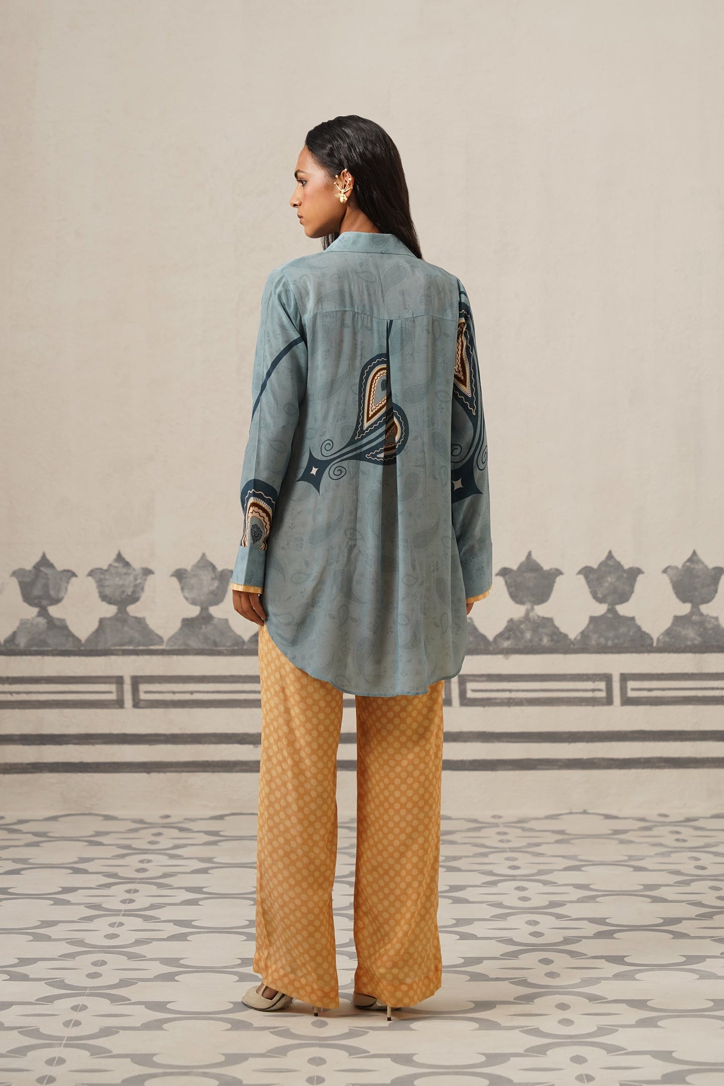Sally Crepe Printed Matching Set