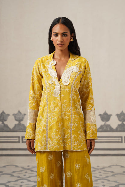 Vedika Muslin Embroidered Matching Set