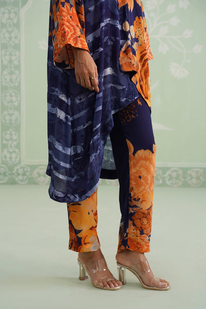 Khusboo Printed Crepe Matching Set - Neetika Chopra