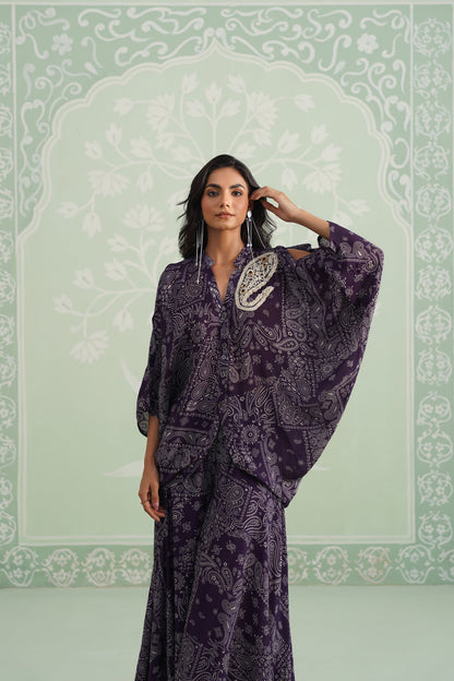 Itika Printed Crepe Sharara Set - Neetika Chopra