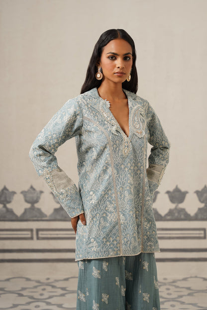 Neha Muslin Embroidered Matching Set