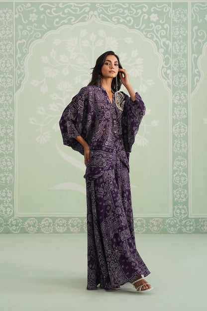 Itika Printed Crepe Sharara Set - Neetika Chopra