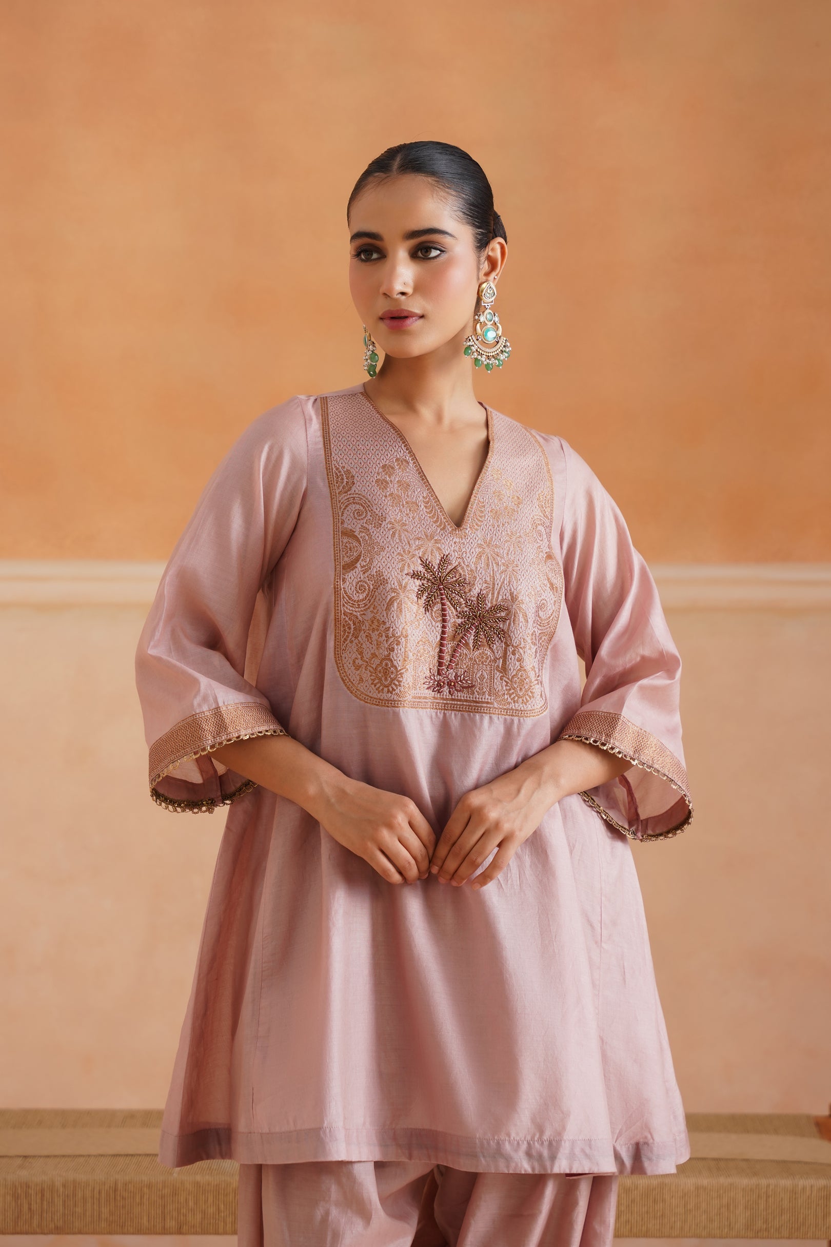 Debjani Hand Embroidered Matching Set - Neetika Chopra