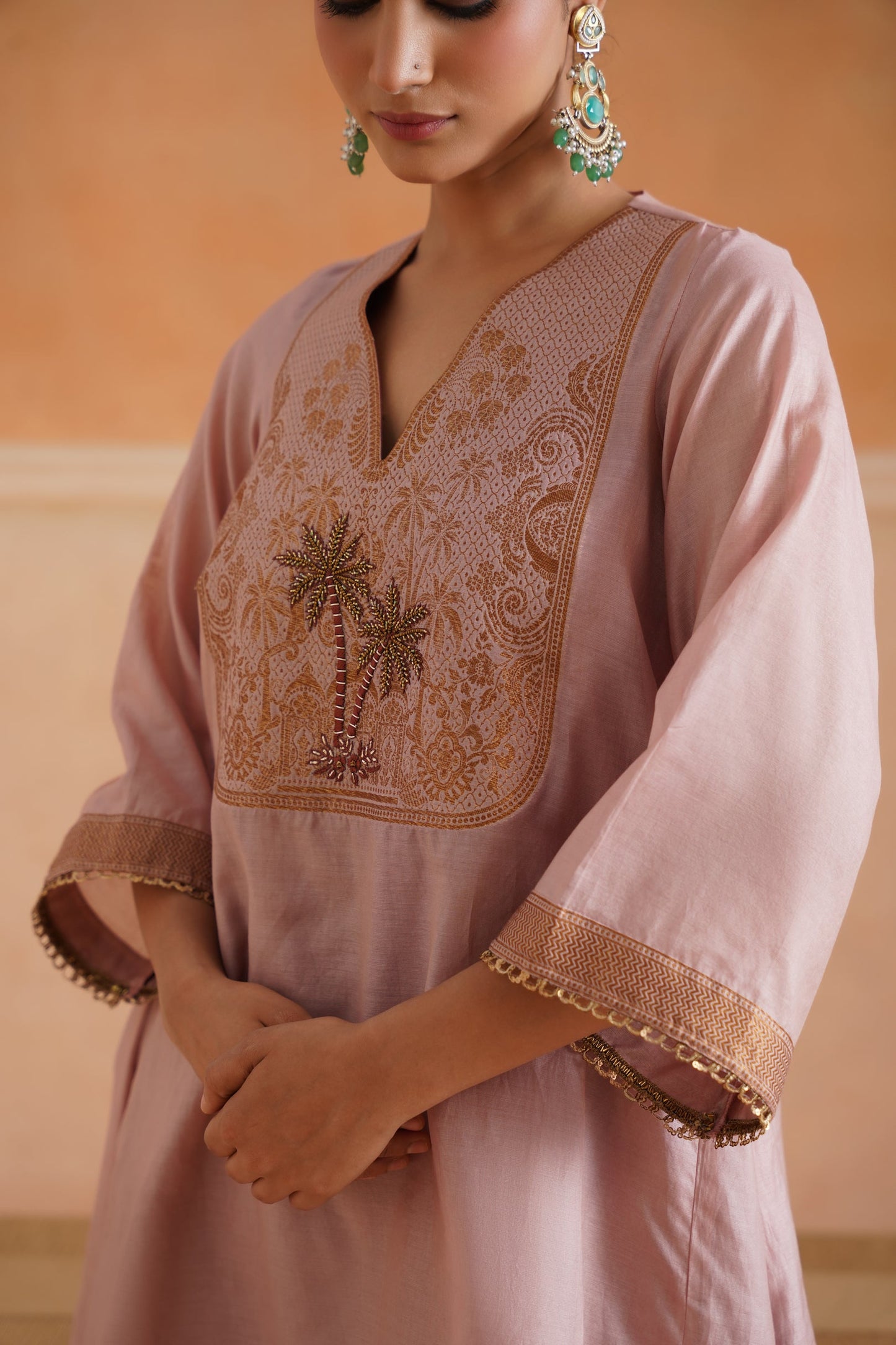 Debjani Hand Embroidered Matching Set - Neetika Chopra