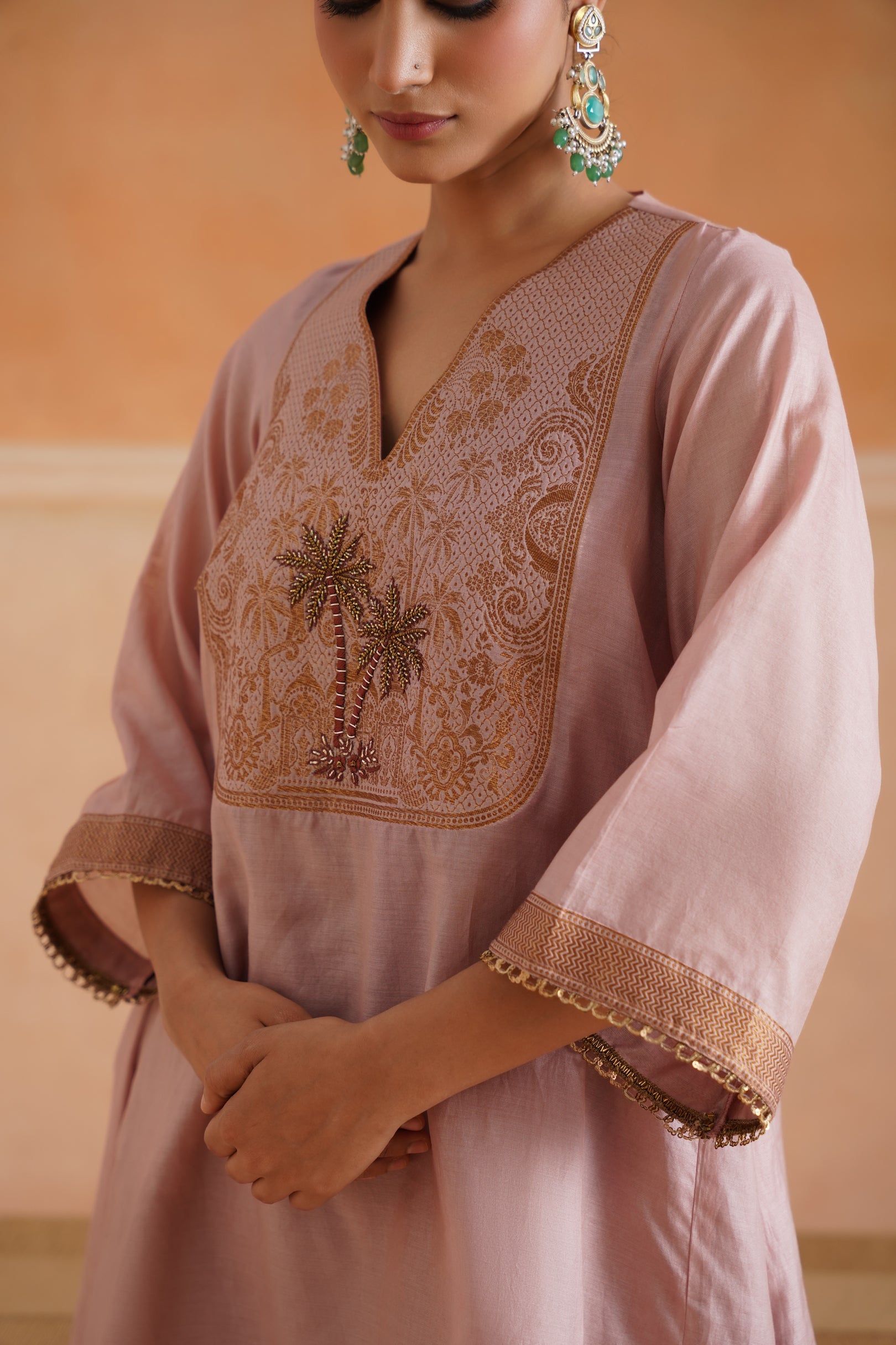 Debjani Hand Embroidered Matching Set - Neetika Chopra