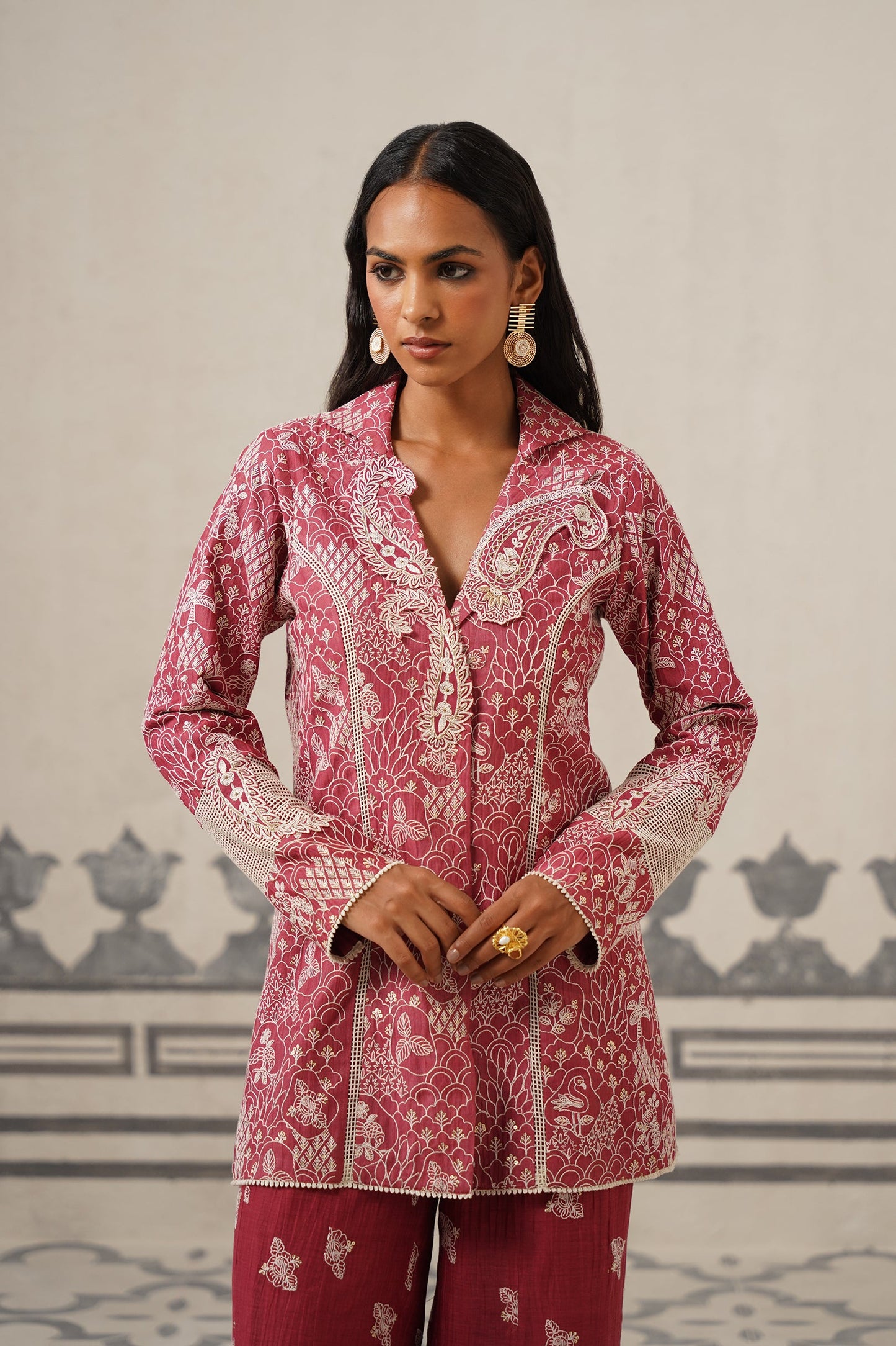 Snighdha Muslin Embroidered Matching Set