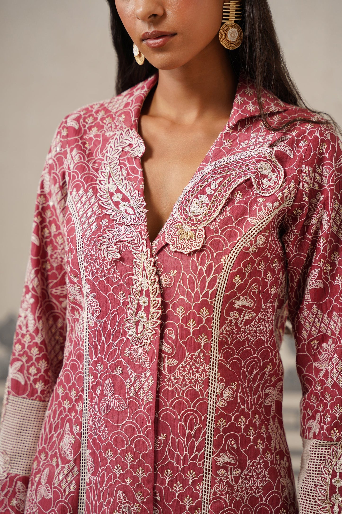 Snighdha Muslin Embroidered Matching Set