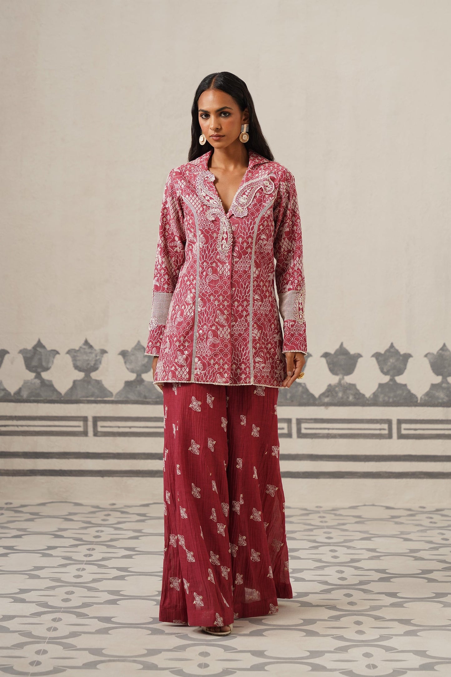 Snighdha Muslin Embroidered Matching Set