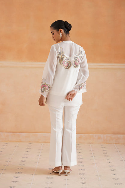 Barshn Organza Embroidered Matching Set - Neetika Chopra