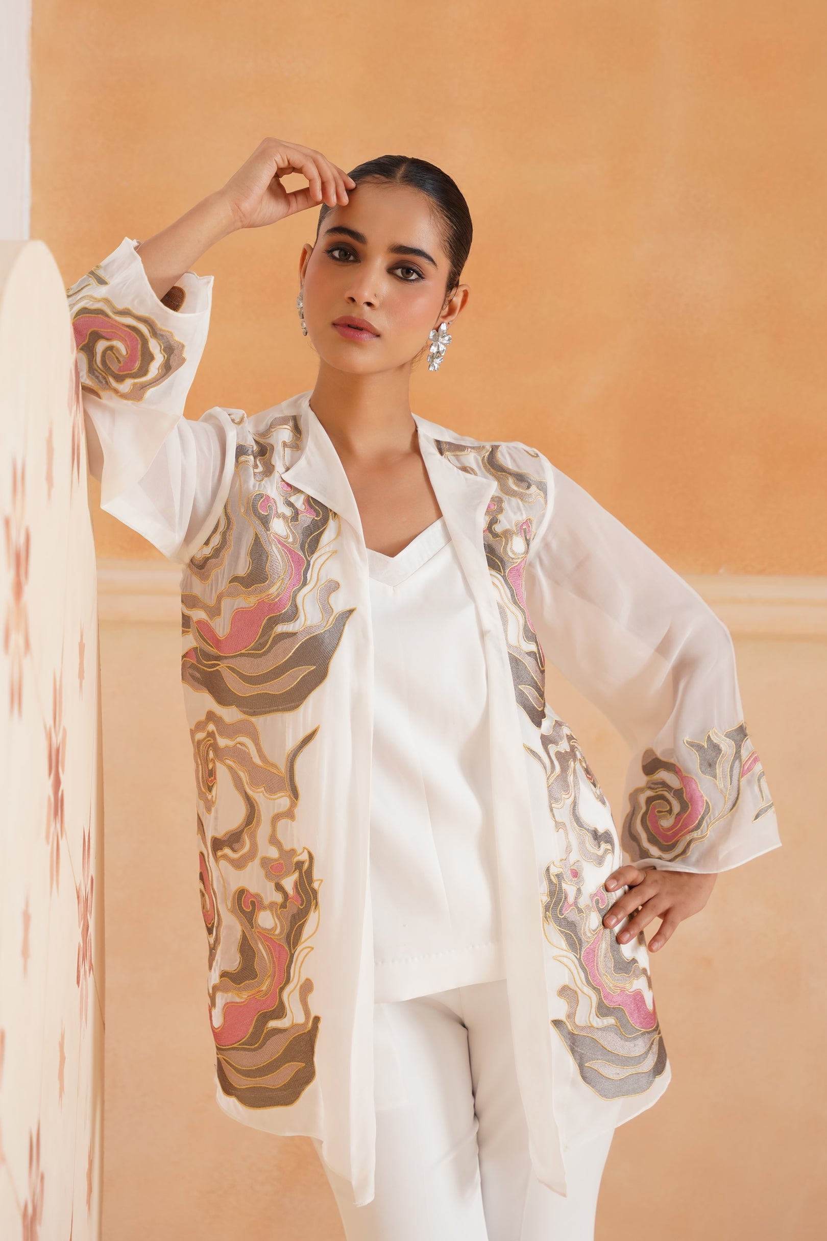 Barshn Organza Embroidered Matching Set - Neetika Chopra