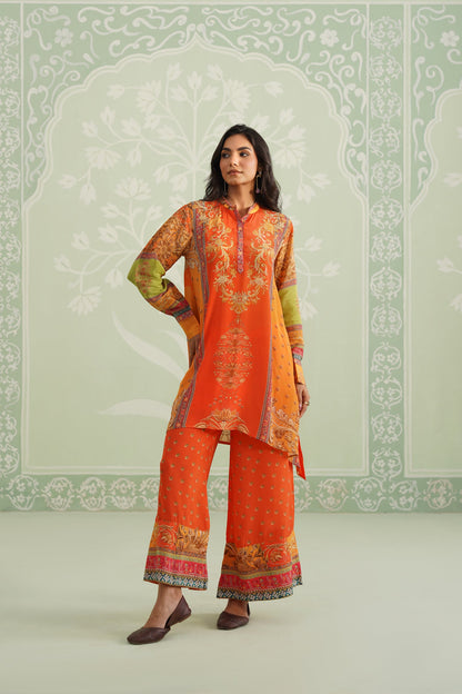 Awali Printed Crepe Matching Set - Neetika Chopra