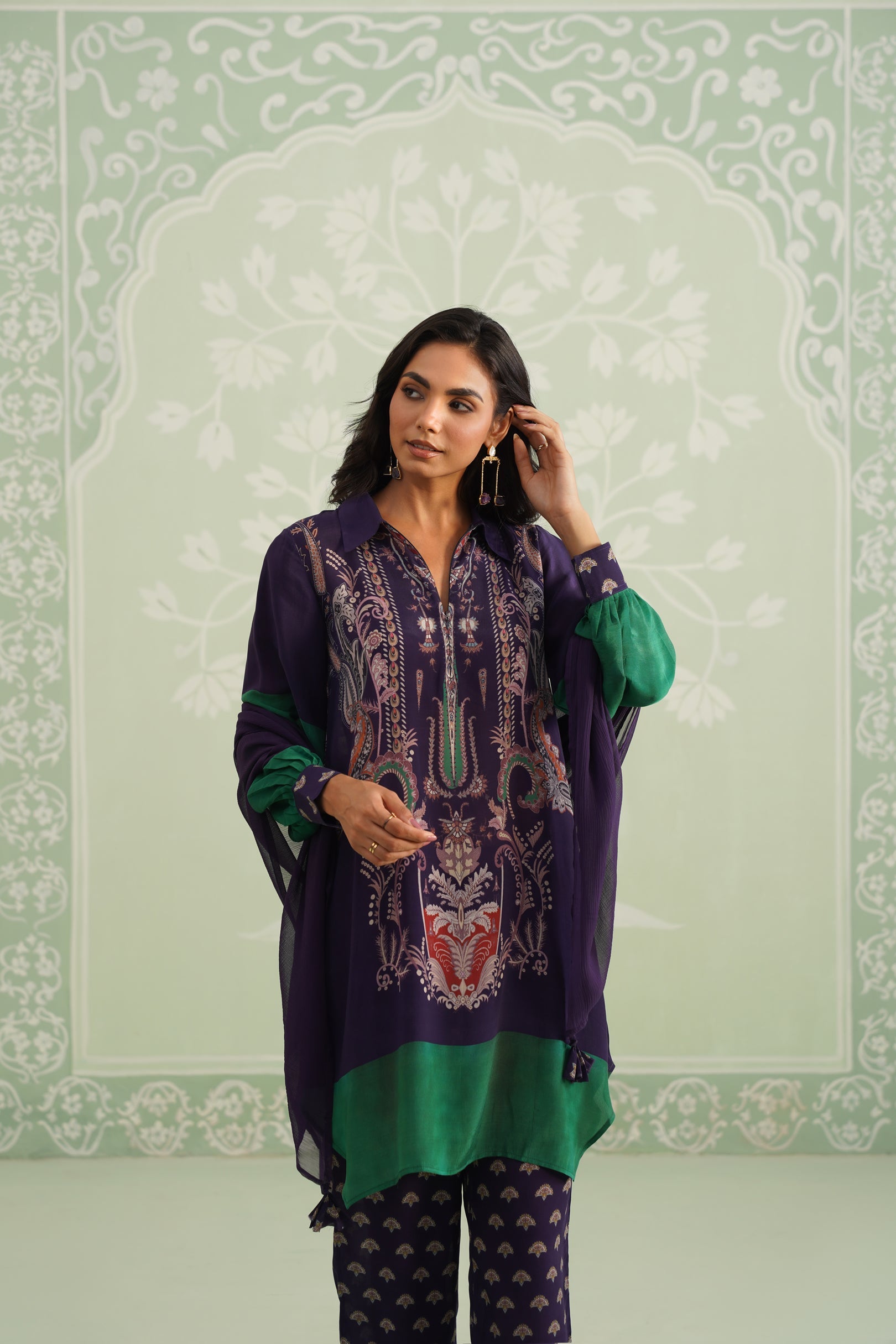 Saakshi Crepe Printed Matching Set - Neetika Chopra