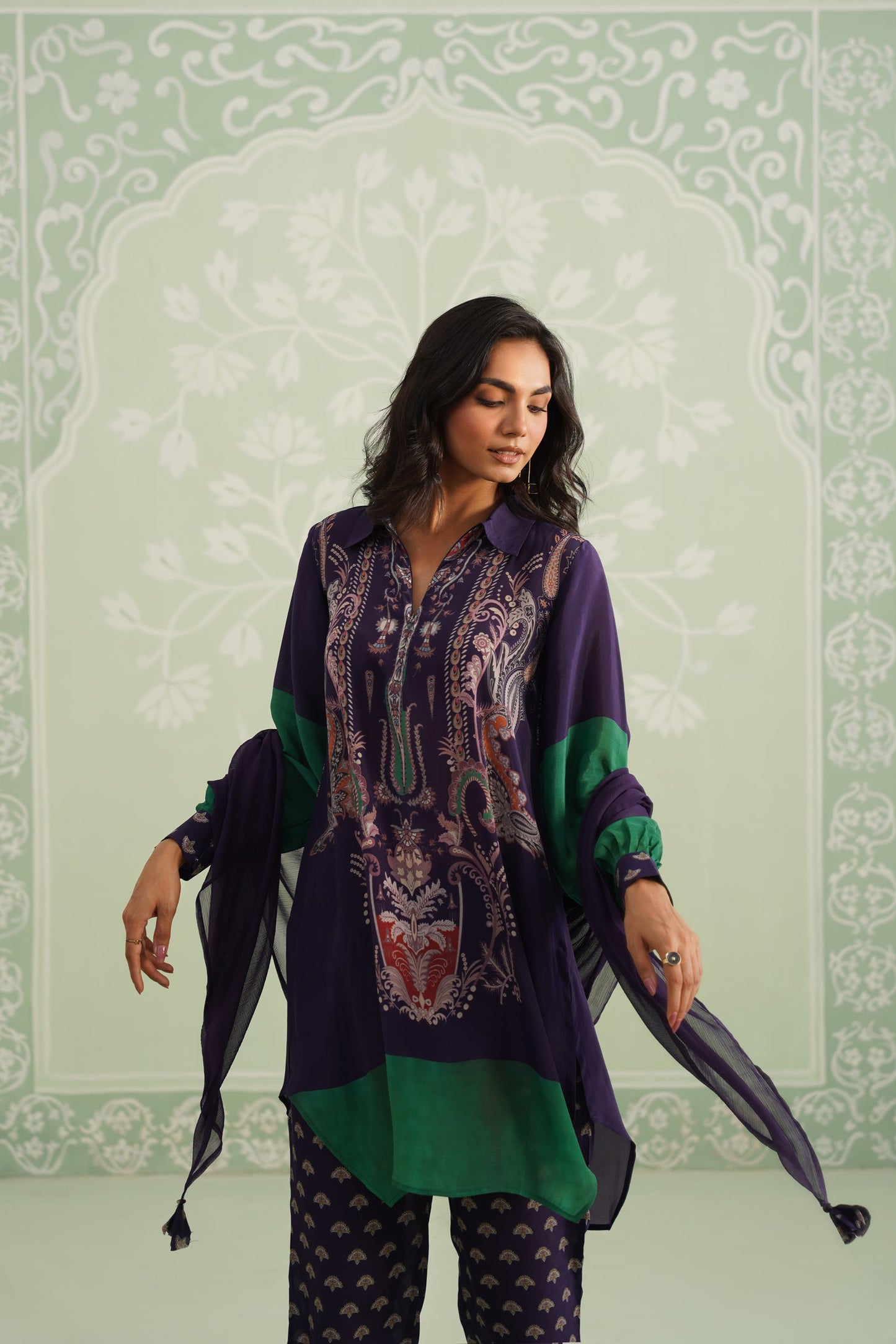 Saakshi Crepe Printed Matching Set - Neetika Chopra